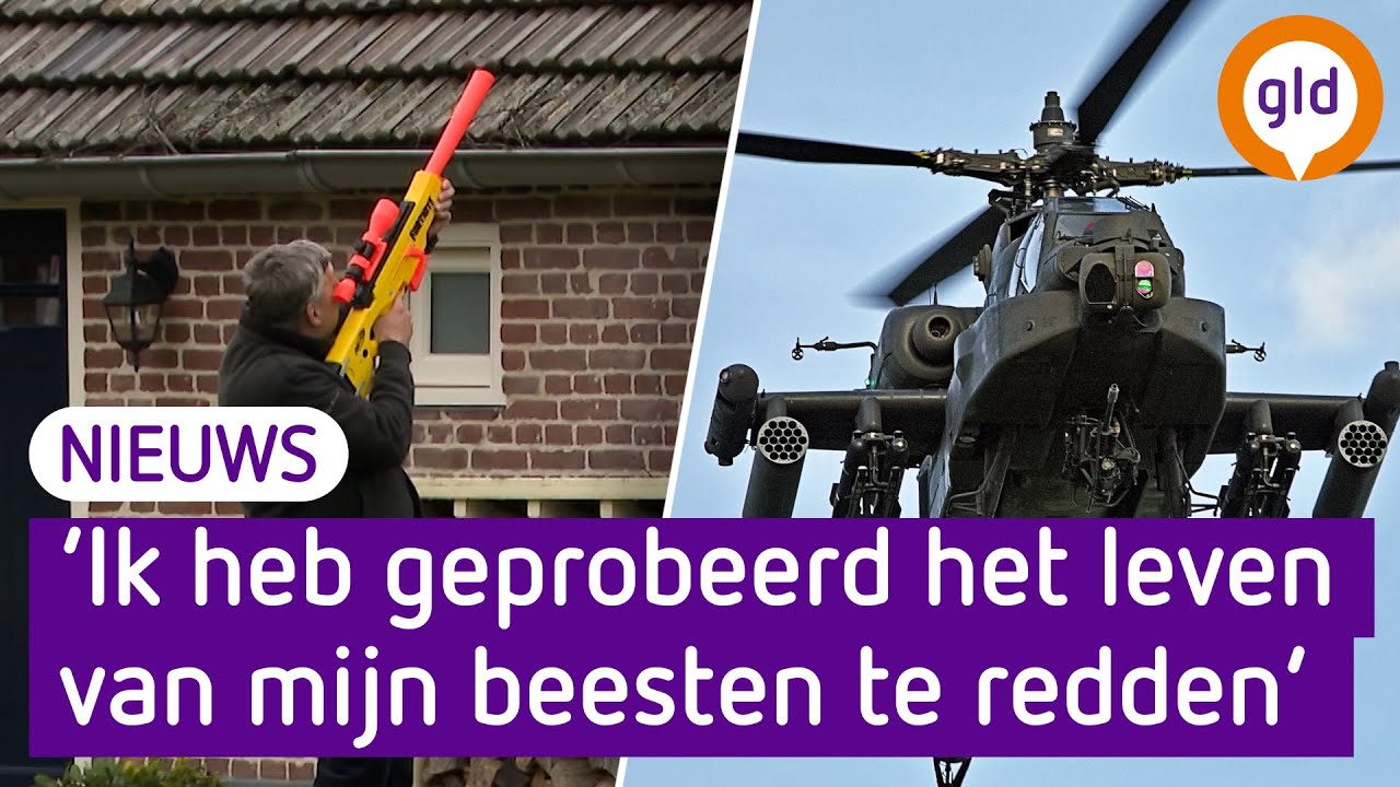 Man die met luchtbuks op Apache schoot hoort straf