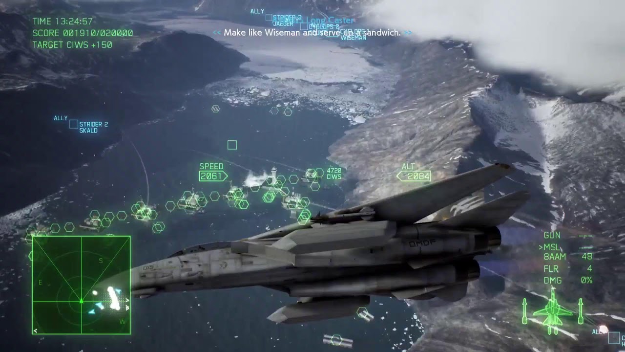 My new jet testing     ACE COMBAT        Gaming god02