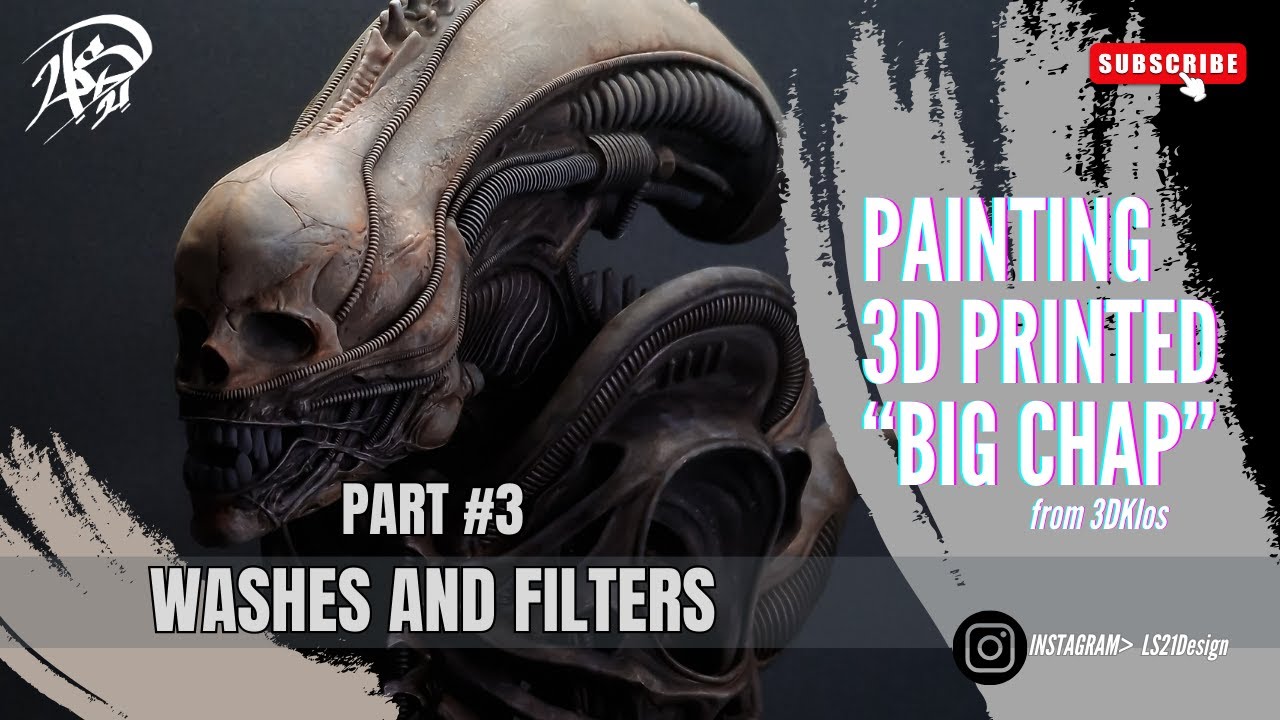 Painting 3D Printed ALIEN 1979 
