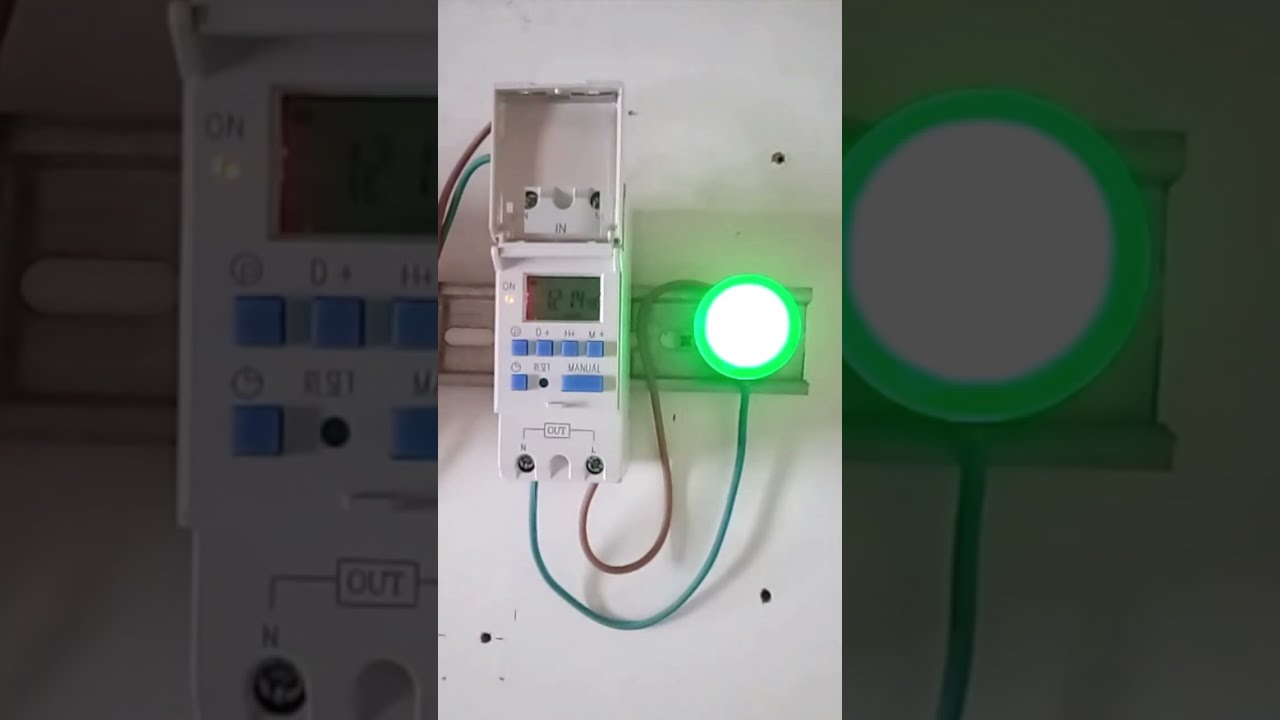 Comment programmer un interrupteur horaire digital كيفية برمجة المؤقت  الرقمي Digital timer switch