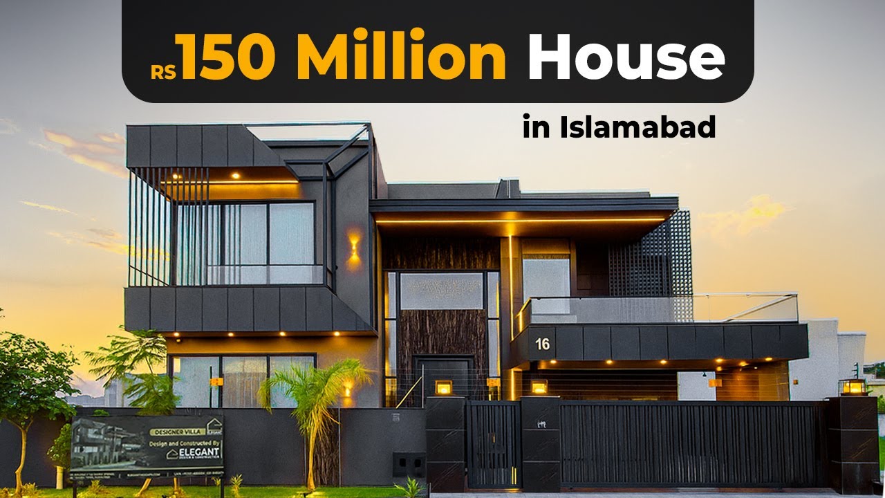 Presenting “The Dark House” in Bahria Town Phase 8, Rawalpindi | Elegant Design and Construction