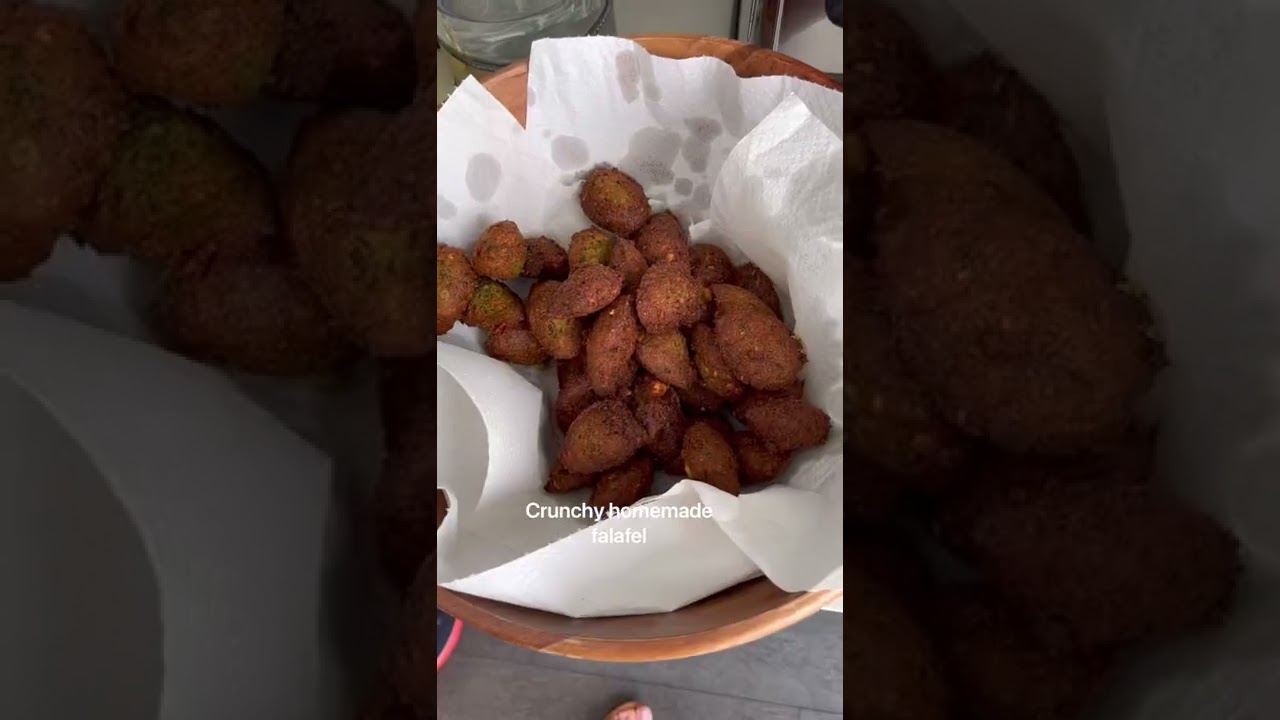 Homemade traditional delicious falafel