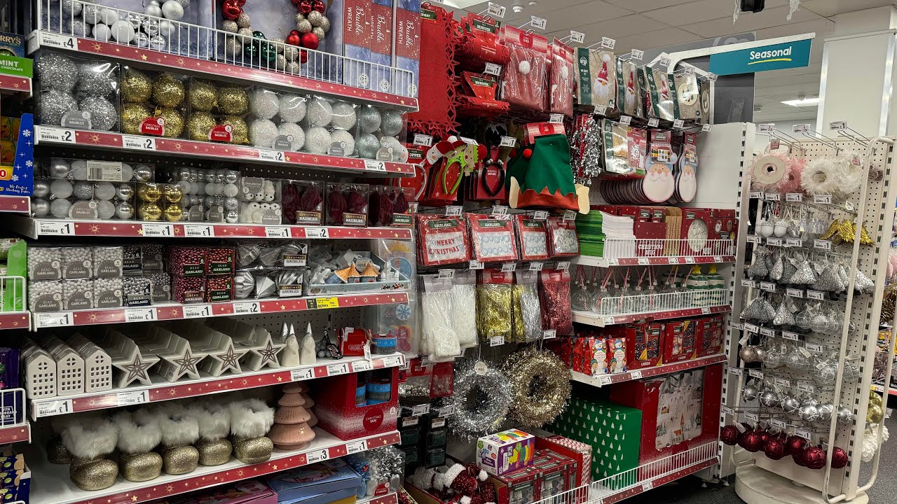 ‼️POUNDLAND‼️EARLY CHRISTMAS COLLECTION AT poundland for your HOME😍SEPTEMBER 2024♦️