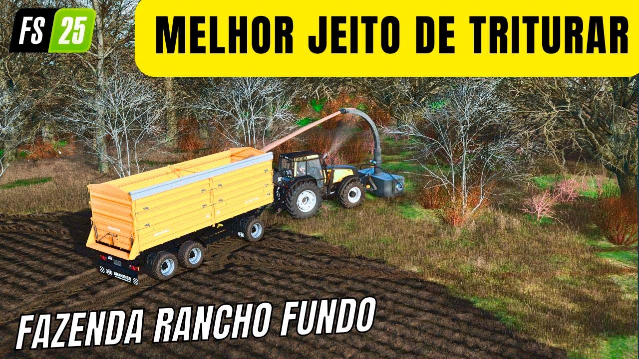 #08 Devour Trees MELHOR Triturador de Árvores no Farming Simulator 25 Rancho Fundo