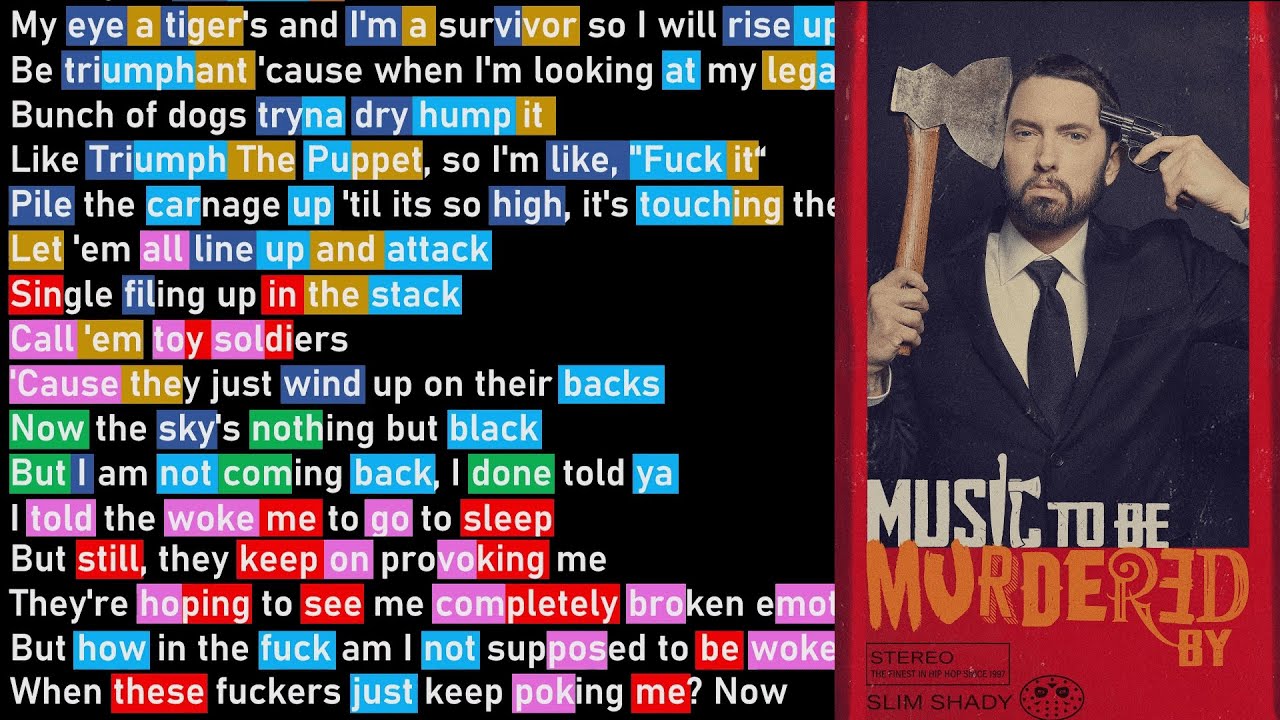 Eminem - Leaving Heaven (Rhyme Scheme)