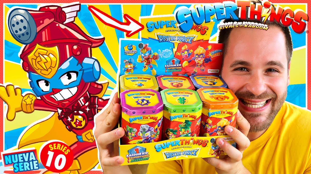 SuperThings Rescue Force UNBOXING CAJA KAZOOM KIDS Series 10 en Pe Toys