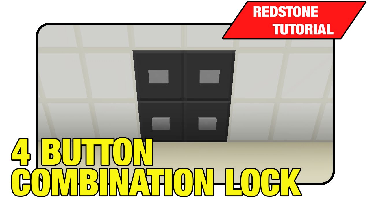 Combination Lock [4 Button] 