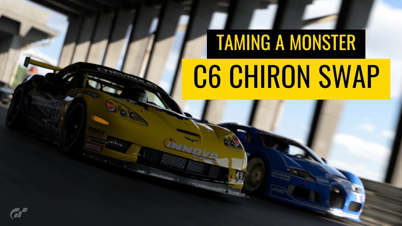 Gran Turismo 7 - Taming A Monster - Corvette C6 Chiron-Swap