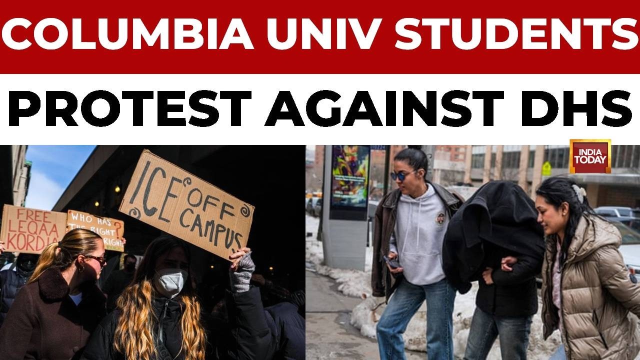 Columbia University Students Protest After DHS Agents Detain Student in Early Morning Raid