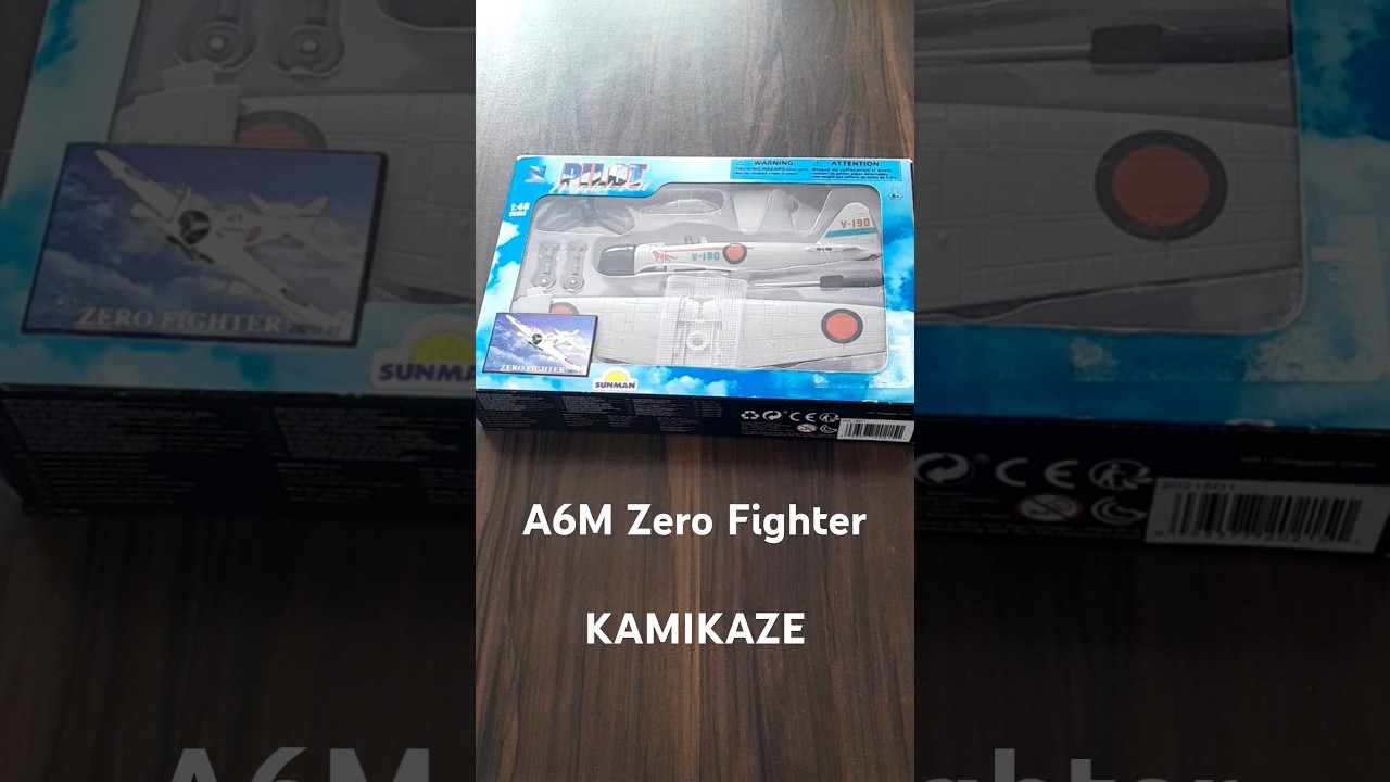 Newray 1/48 A6M Zero Fighter #newray #mitsubishi #kamikaze #ww2planes #zerofighter