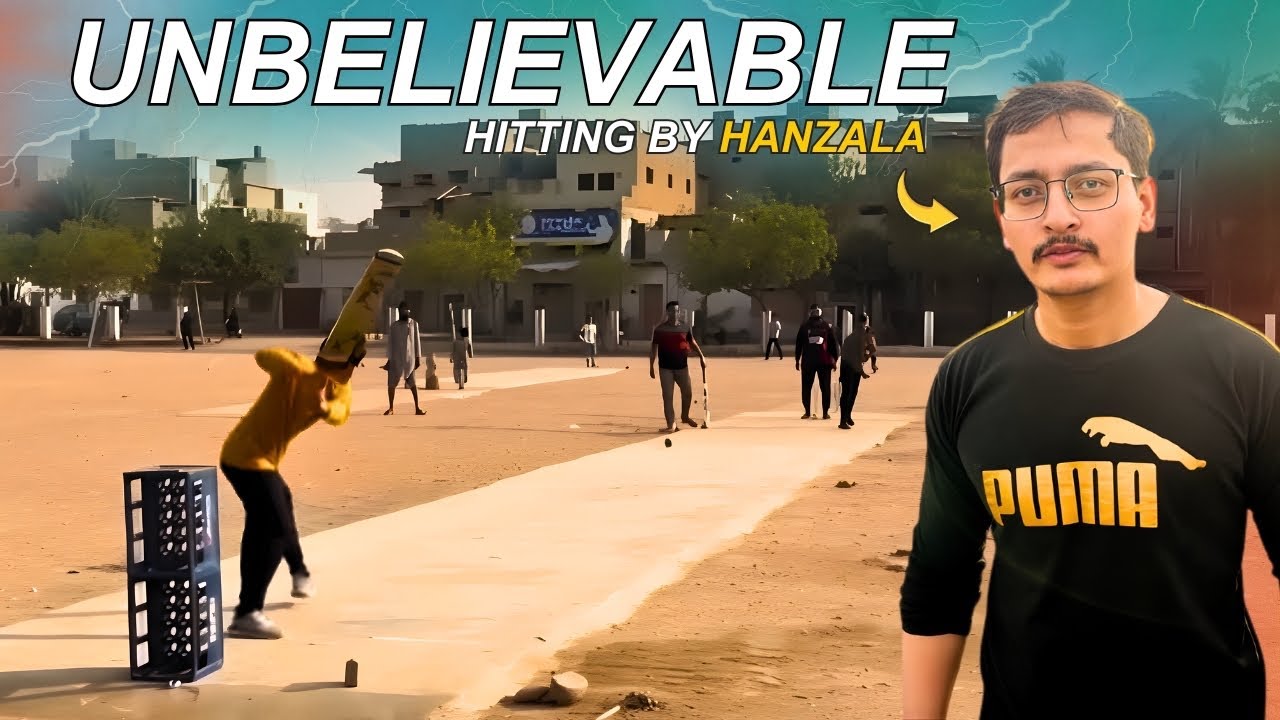 Hanzala Bhai Smashes 6 Sixes in an Over 🔥🏏 Unbelievable Batting!
