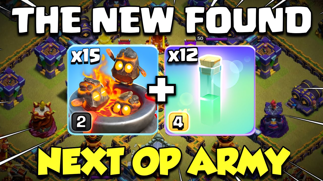 Новая армия OP в Clash of Clans | FURNACE: Огонь + Невидимость | Стратегия атаки Th15