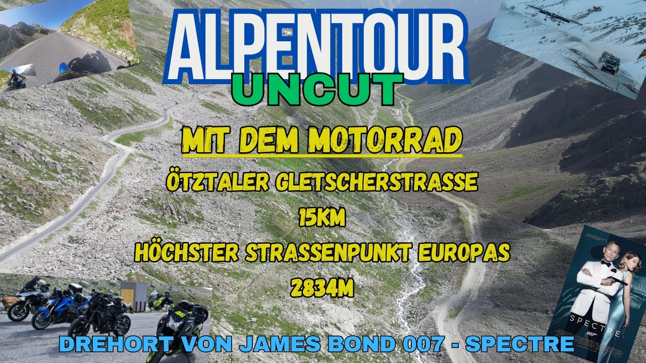 AlpenTour Uncut - Oetztaler Gletcherstasse - bis auf 2834 Meter