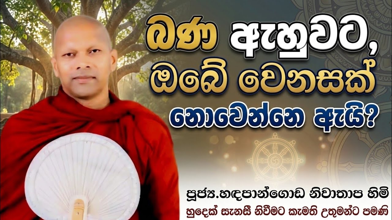 බණ ඇහුවට ඔබේ වෙනසක් නොවෙන්නෙ ඇයි? #ven.Niwathapa thero#jethavanarama viharaya #pahura