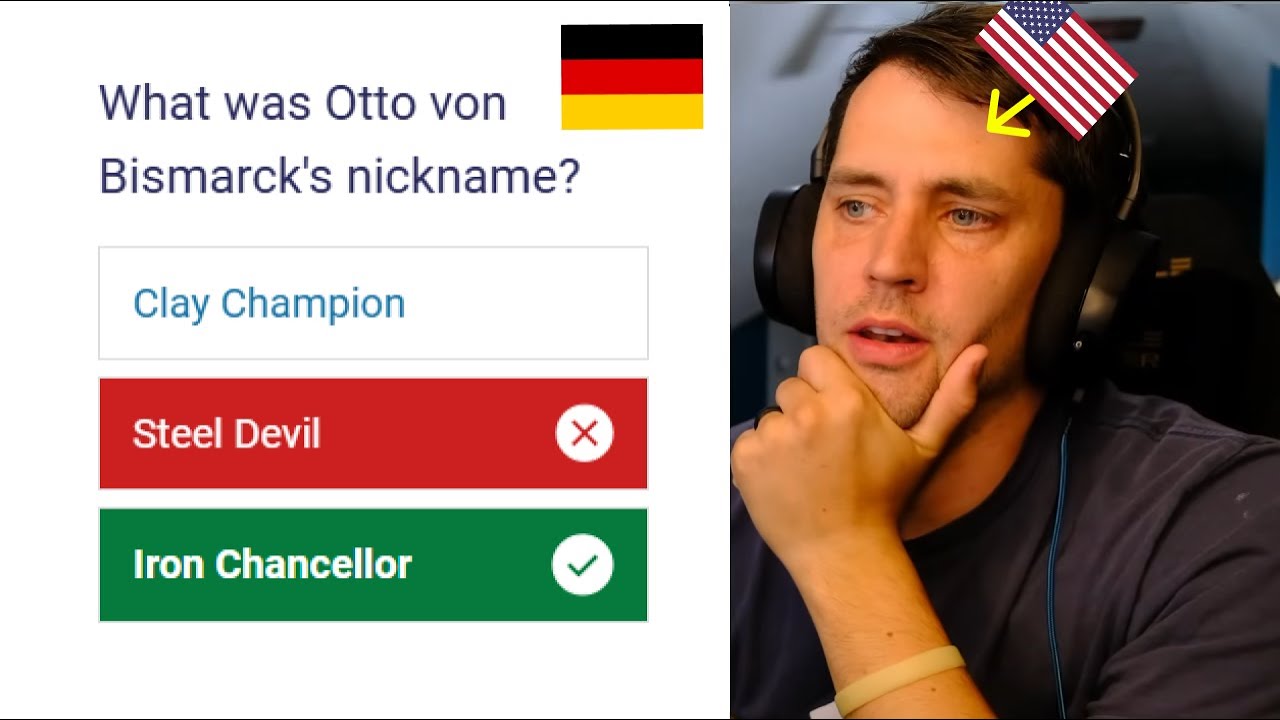 American fails basic German history quiz 💀