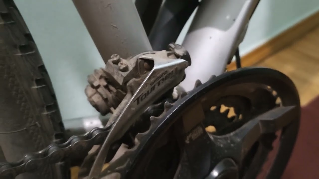 Shimano Tourney🚴передний переключатель