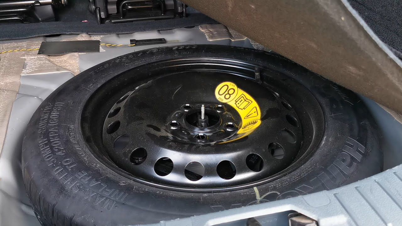Ford C-Max (&Focus) - How to add space saver spare wheel