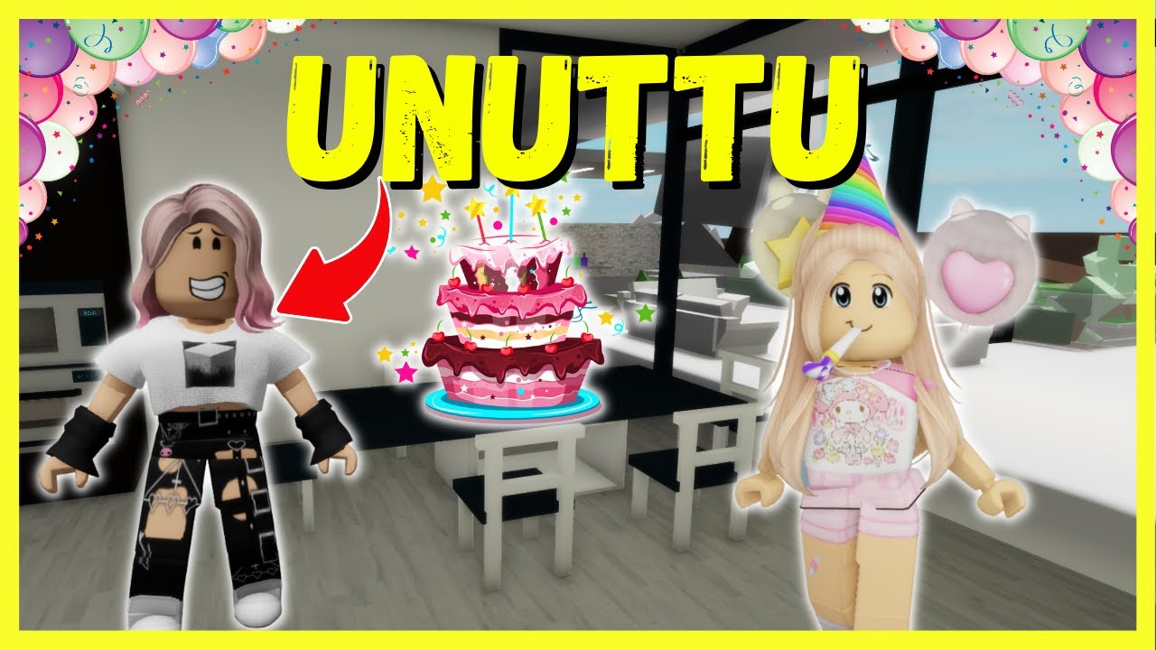 ALEYNA DOĞUM G&Uuml;N&Uuml;M&Uuml; UNUTTU🎁ROBLOX Brookhaven🏡RP