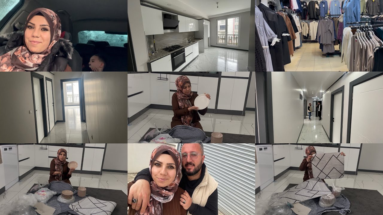 EVİMİZDEKi KİRACILAR &Ccedil;IKTI‼️YENİ KİRACILAR GELDİ⁉️AKSARAYDAKİ 3+1 EV TURU⁉️ALIŞVERİŞTEN NELER ALDIK