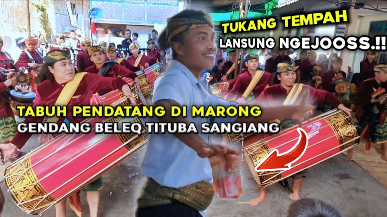 GENDANG BELEQ TITUBA SANGIANG TERBARU TABUH PENDATANG DI MARONG