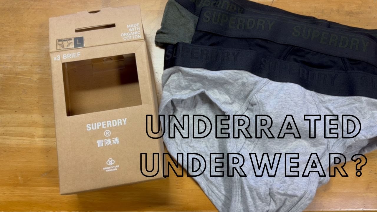 4K unboxing: Superdry underwear