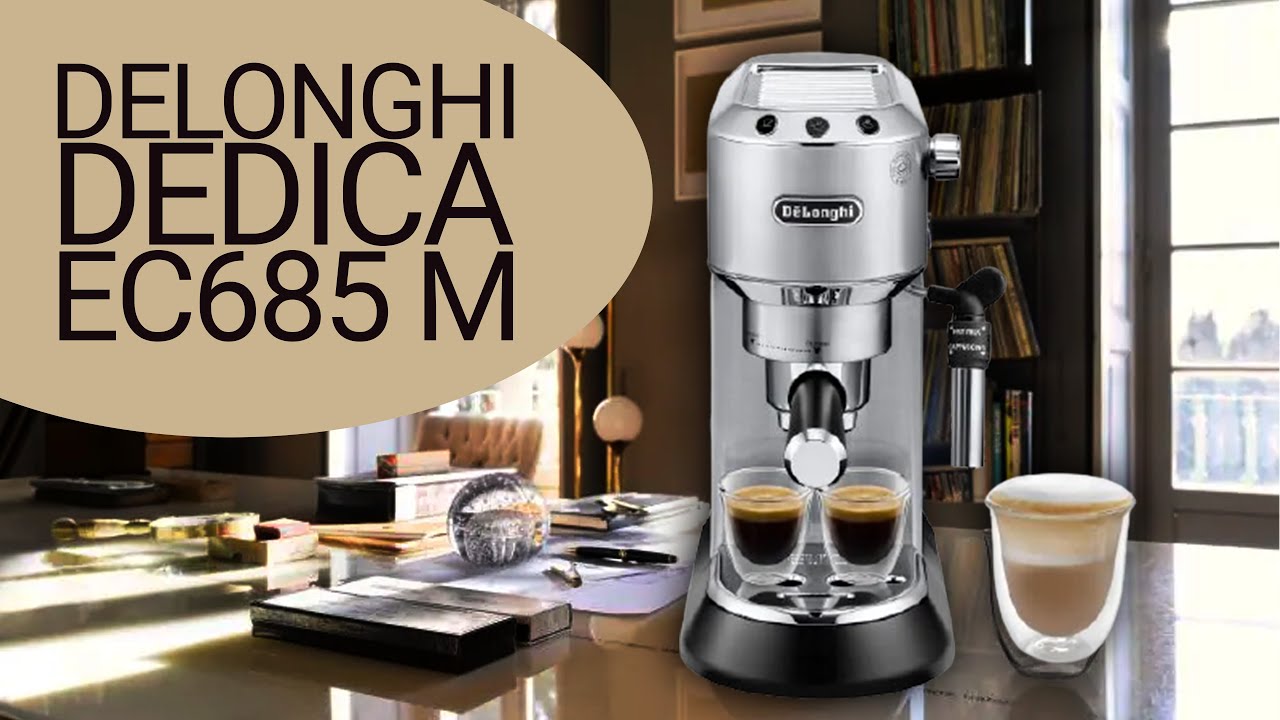 Macchina del caffè DeLonghi Dedica EC685 M, un espresso come al bar!