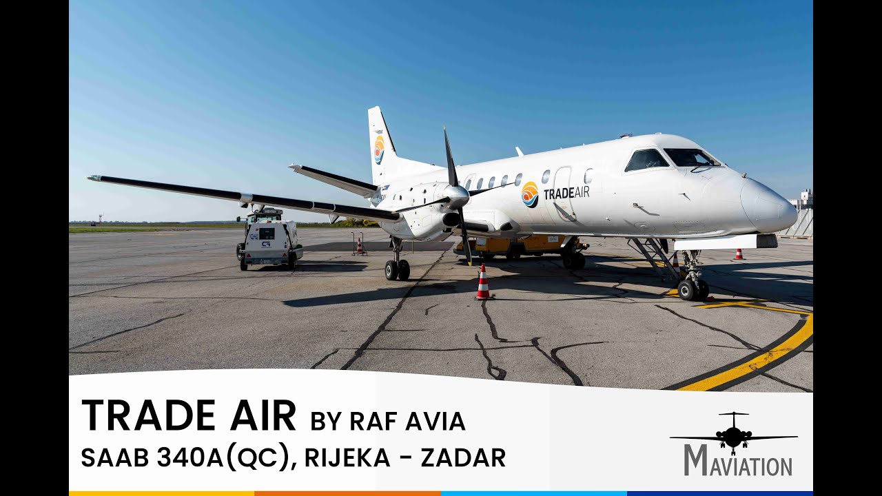 Trade Air (RAF Avia), Saab 340A (QC), Rijeka (RJK) - Zadar (ZAD)
