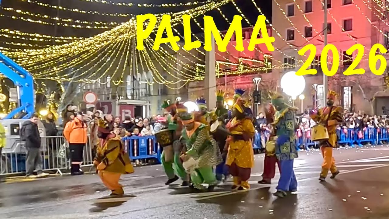 Three Kings Parade in Palma 🇪🇸 Cabalgata de los Reyes Magos 2026/ Full Parade/ 4K