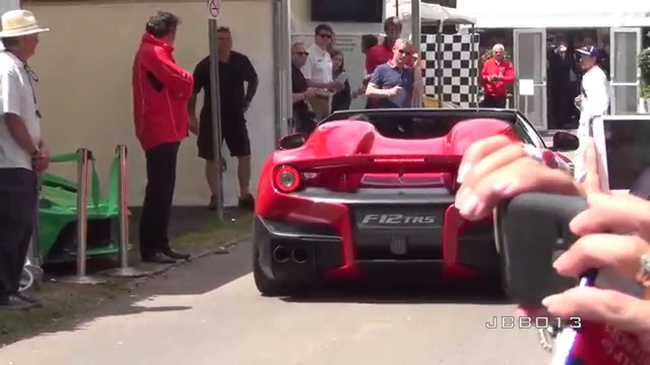 $4.5m Ferrari F12 TRS SOUND - Huge Revs, Accelerations and Engine Sound