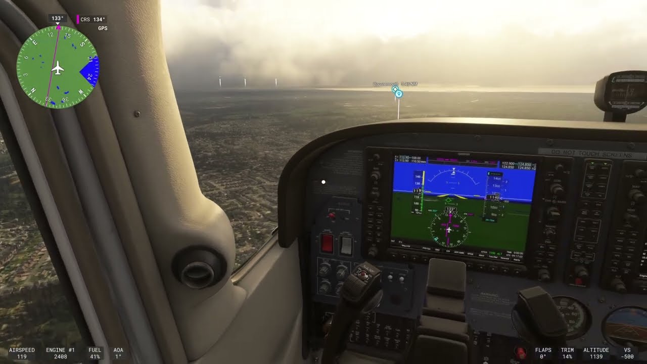 Can We Nail This UK Landing? ✈️ Compton Abbas to Bournemouth | MSFS PS5