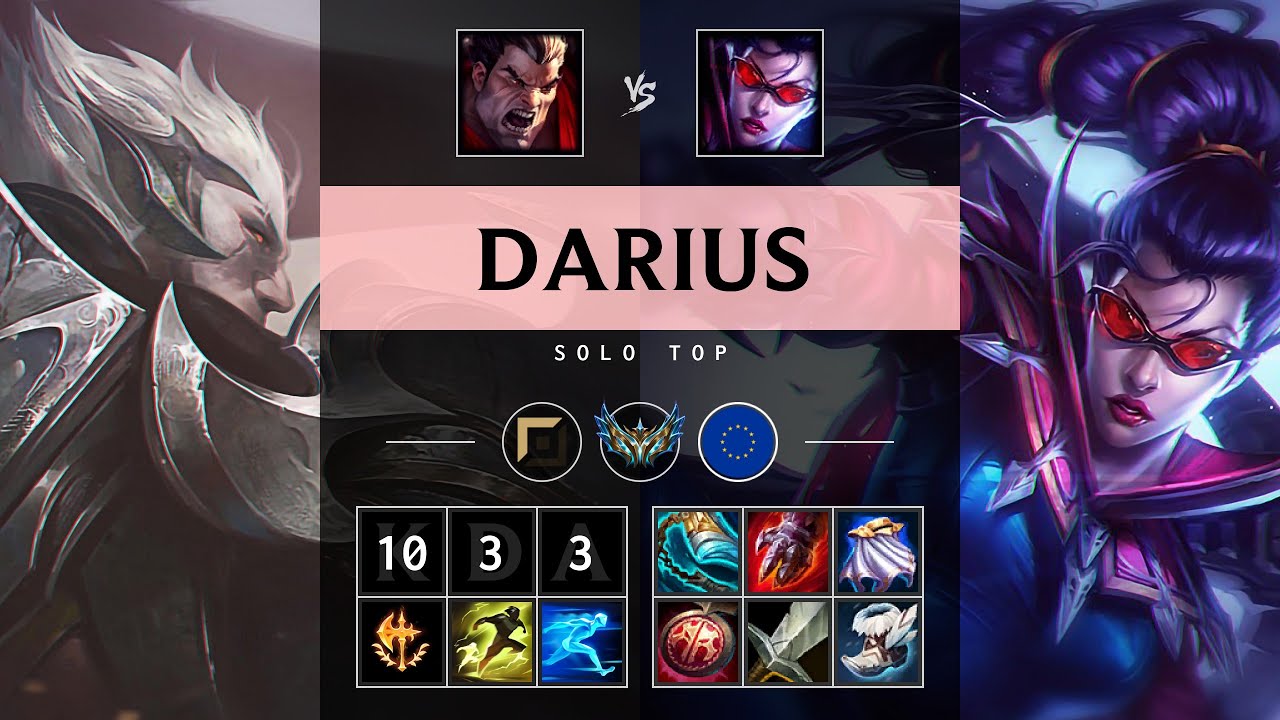Darius Top vs Vayne - EUW Challenger Patch 25.18