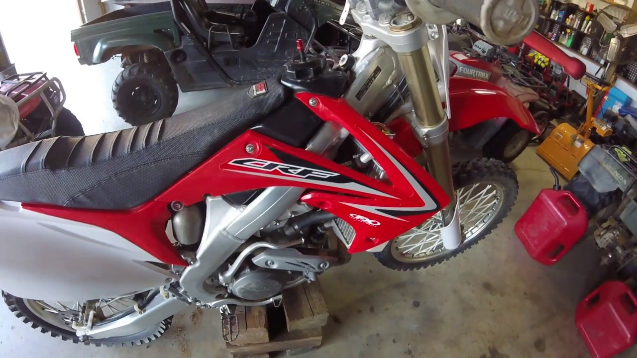How to remove a radiator off a Honda CRF450R