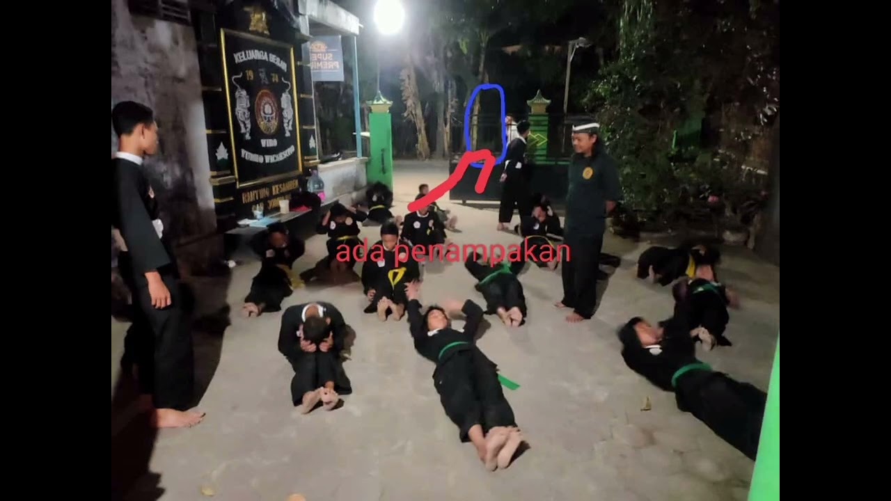 Waktu latihan ada penampakan #chanel Mina Azhar #pscp Jombang peduli #pscp pusat magetan