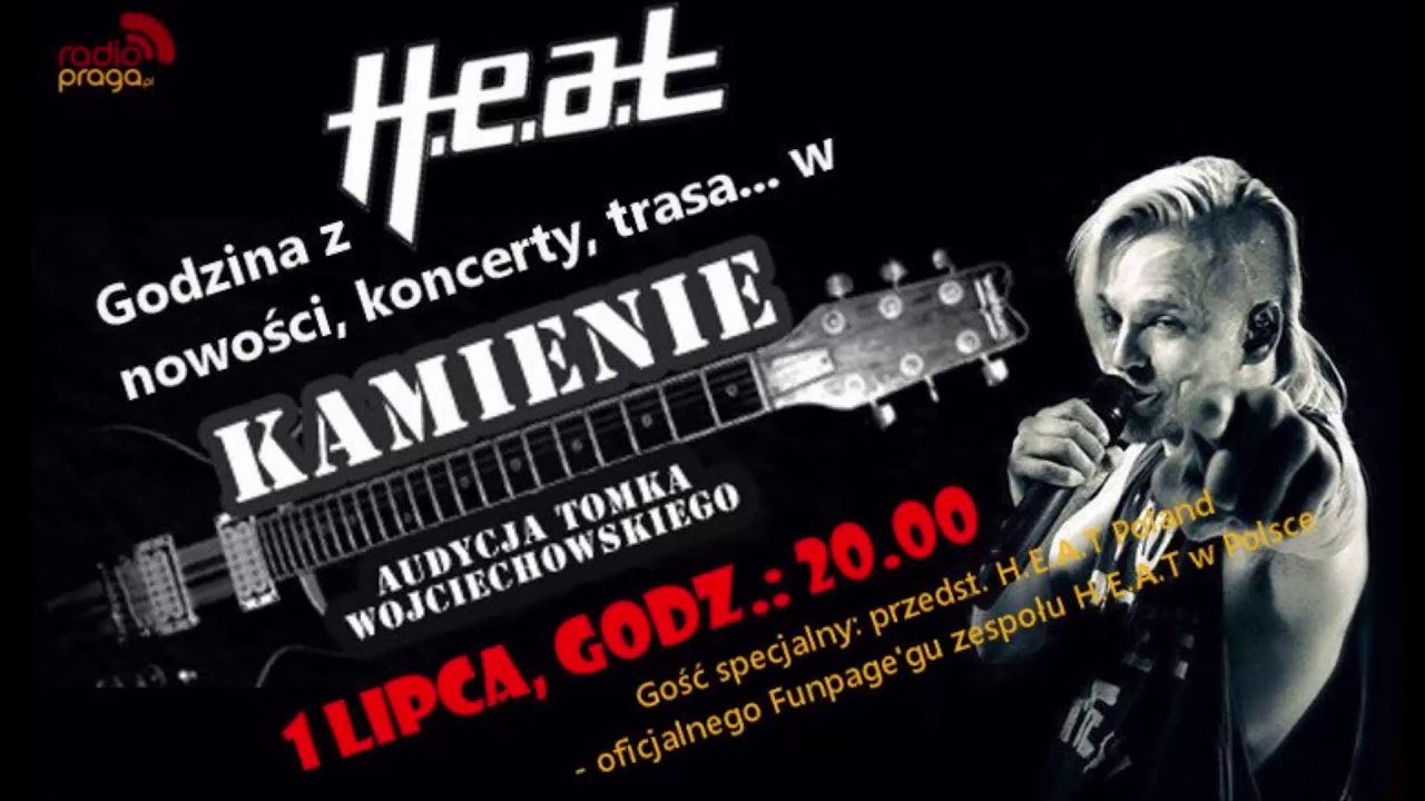 Audycja Kamienie - H.E.A.T. Poland z płytą 