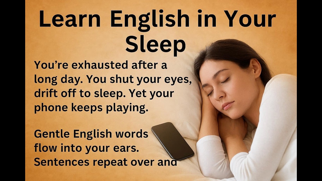 Learn English While You Sleep 😴✨ (It Actually Works!)