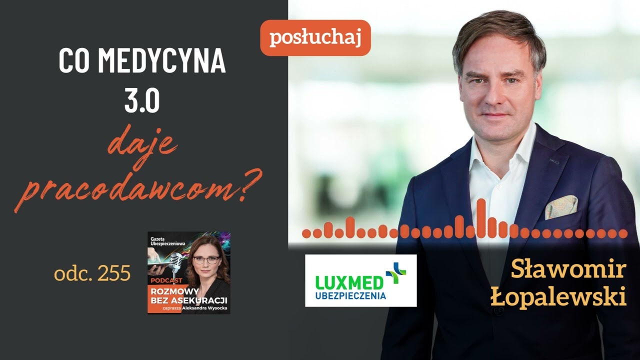 Odc. 255 – Co medycyna 3.0 daje pracodawcom? – Sławomir Łopalewski (LUX MED)