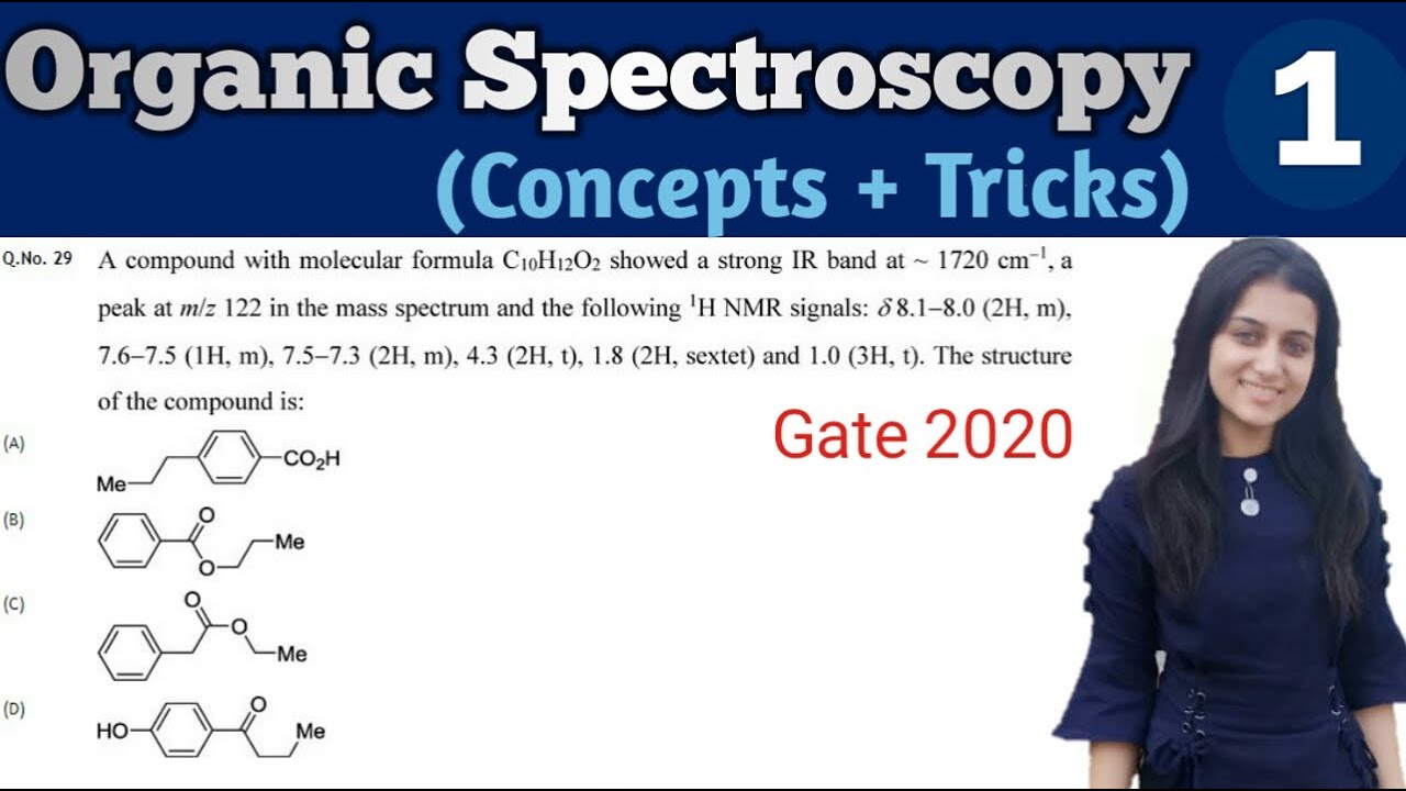 Organic Spectroscopy Previous Year question | NMR Spectroscopy  | IR Spectroscopy | Reaction World