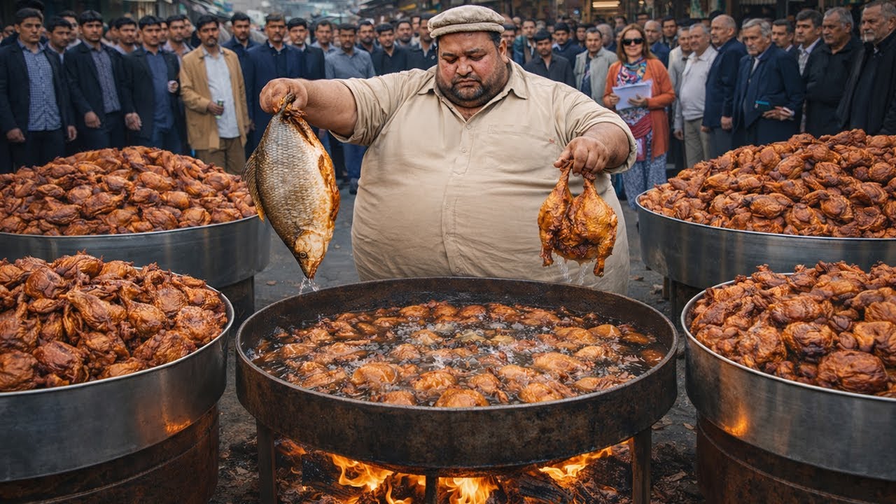 Extreme Cooking Skills | 500kg Chicken Pakora | 200kg Siri Paye | Chicken Pulao | Chicken Chargha