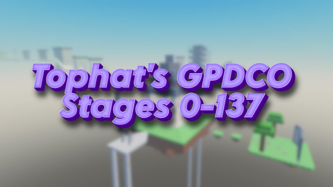 Tophat's Glitch Per Difficulty Chart Obby - All Stages 0-137 Guide