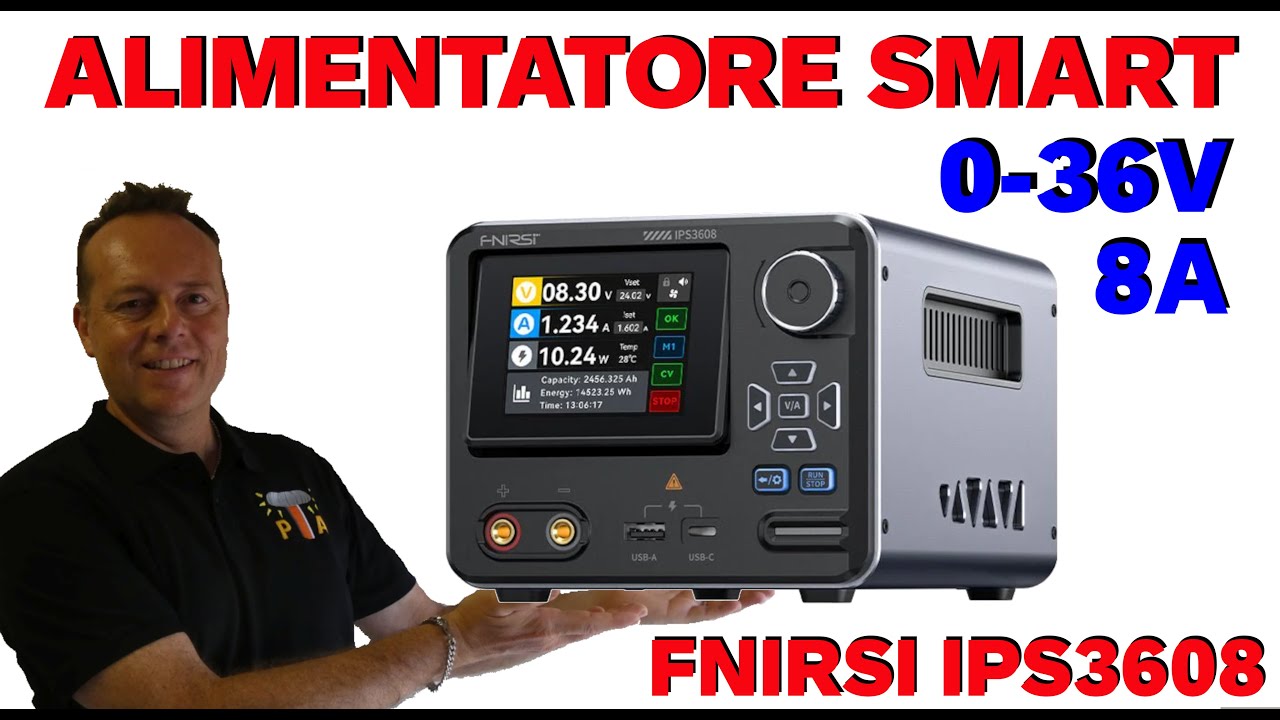 0973: PROVO L'ALIMENTATORE SMART 36V 8A FNIRSI IPS3608 #elettronicientusiasti