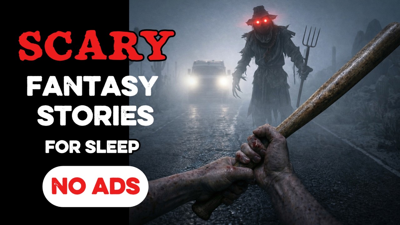 ⚠️ NO ADS ⚠️ 7 HOURS of Dark Fantasy Bedtime Tales | Rainfall Ambience | Black Screen