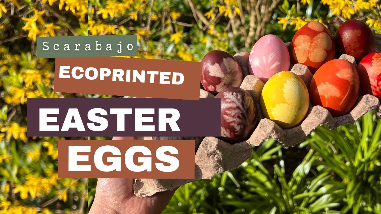 Ecoprinted Easter Eggs Tutorial