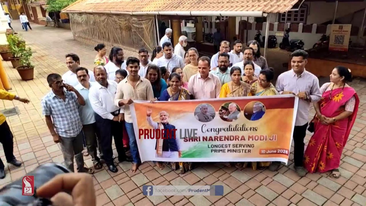 12 Years | Prime Minister Modi | BJP Panaji Mandal | Seek Blessings | Mahalaxmi Temple | Live 100626