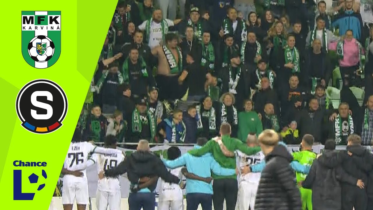 Chance Liga Highlights: MFK Karviná : AC Sparta Praha 2:1 (14. kolo)