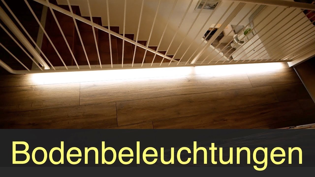 Bodenbeleuchtungen mit LED-Stripes