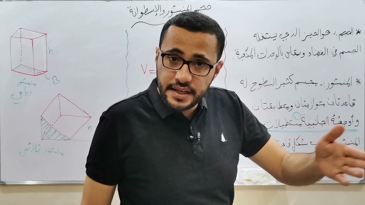 الصف السابع ......حجم المنشور والاسطوانة (1)