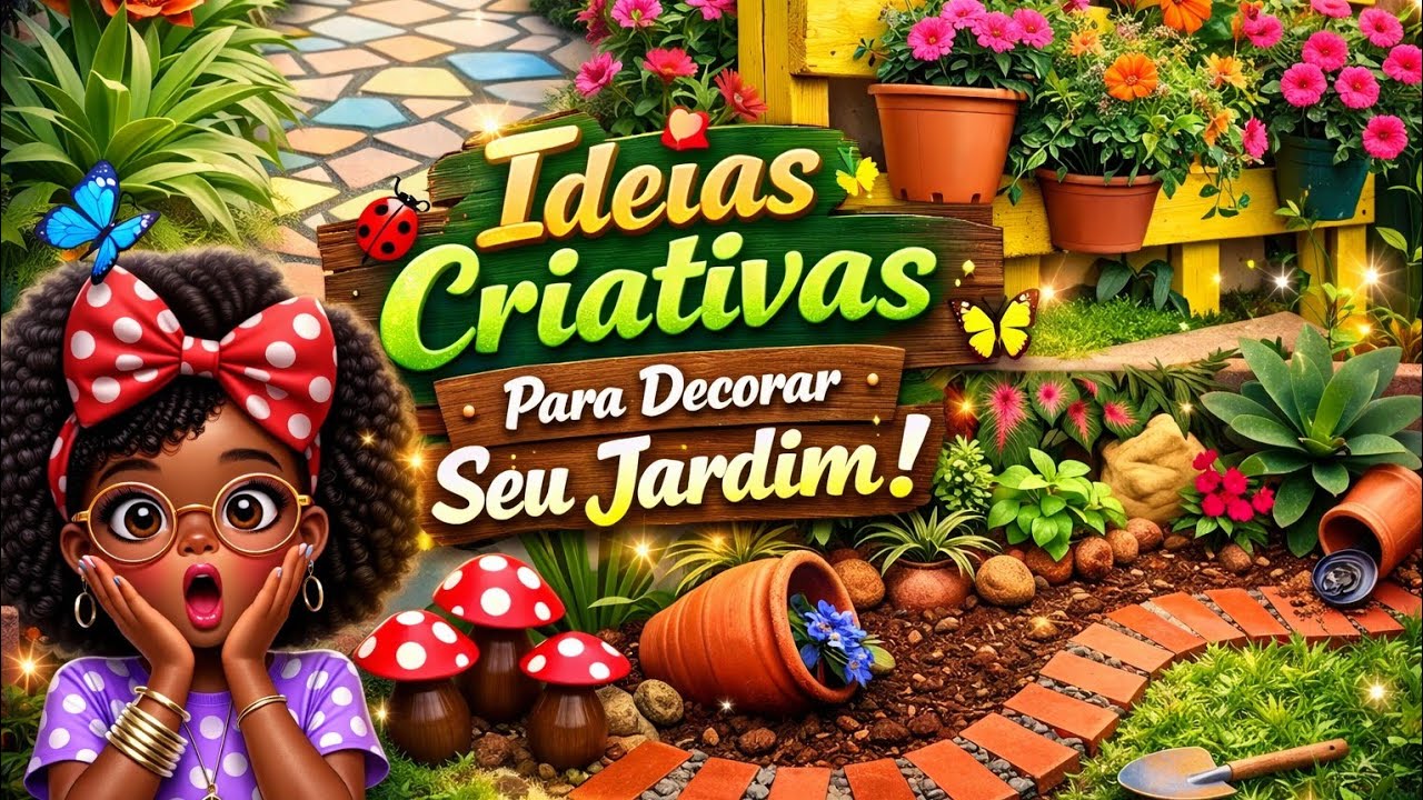 DECORAÇÃO de jardim  muito fácil 