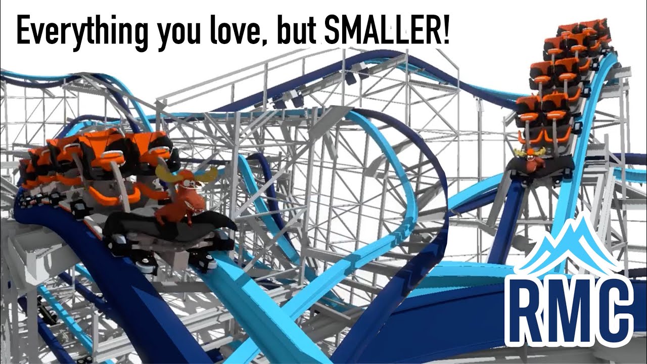 RMC's New Family Coaster is Literally Perfect: The Wild MOOSE! Wild Mouse 2.0 Concept!