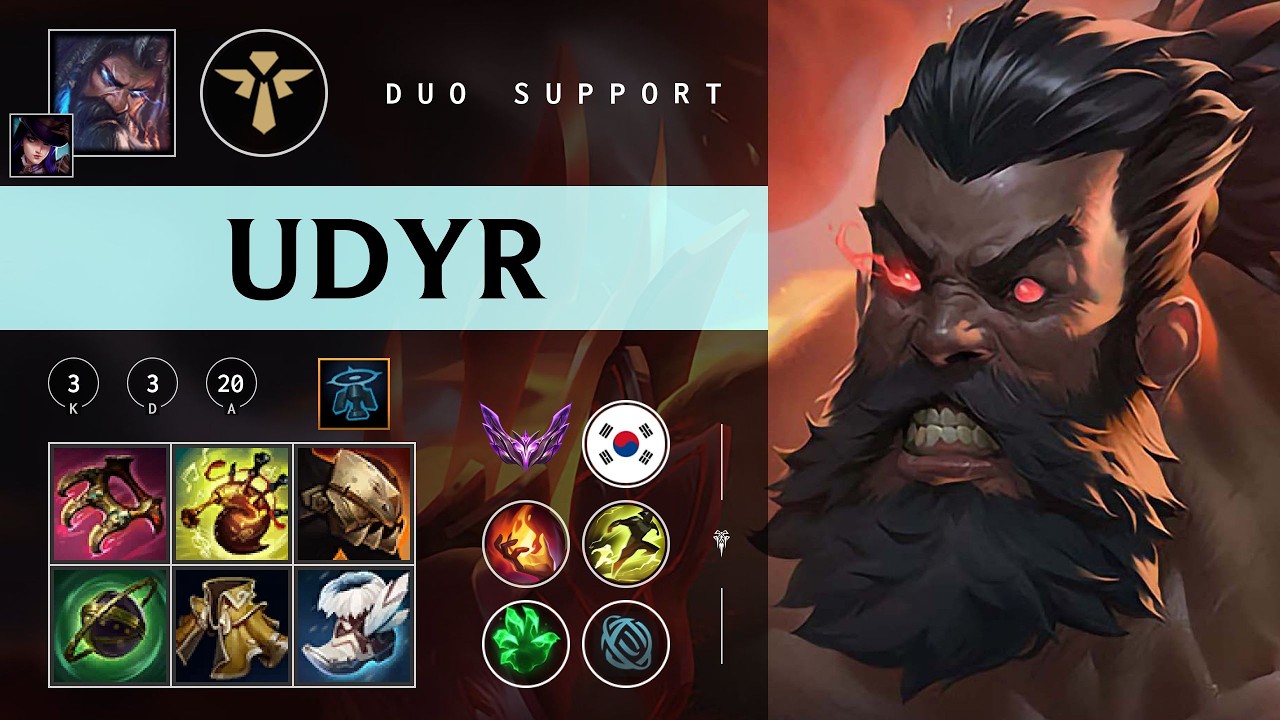 Udyr Support vs Thresh - KR Master Patch 26.04