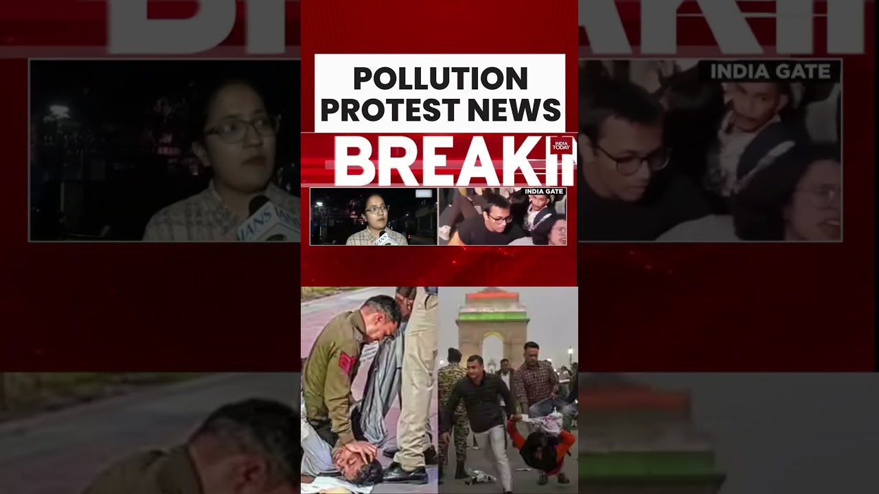 Naxal Posters at Delhi Pollution Protest; BJP Slams 'Communist Agenda' After Cops Attacked